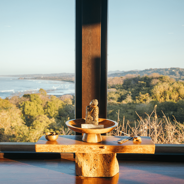 Beach in Nosara, Costa Rica near Shanti Sounds retreat experiences